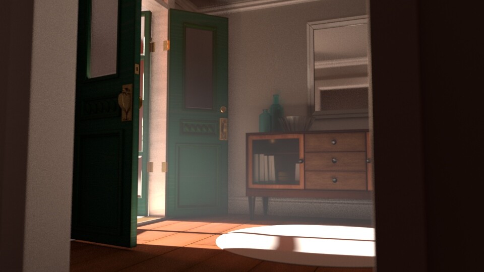 ArtStation Doorway Lighting Study