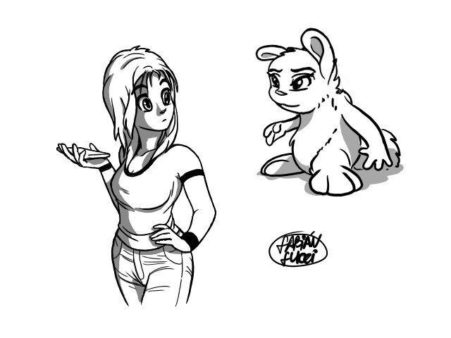 Sketches on Picarto