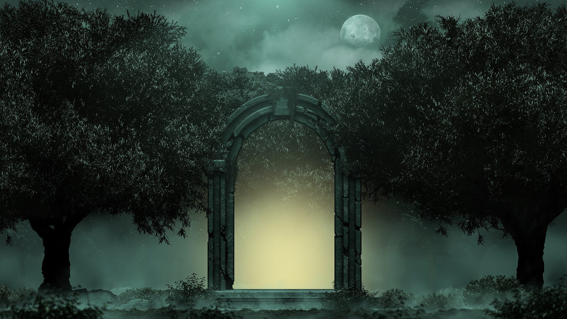 ArtStation - 2D Modular Dark Environment Pack