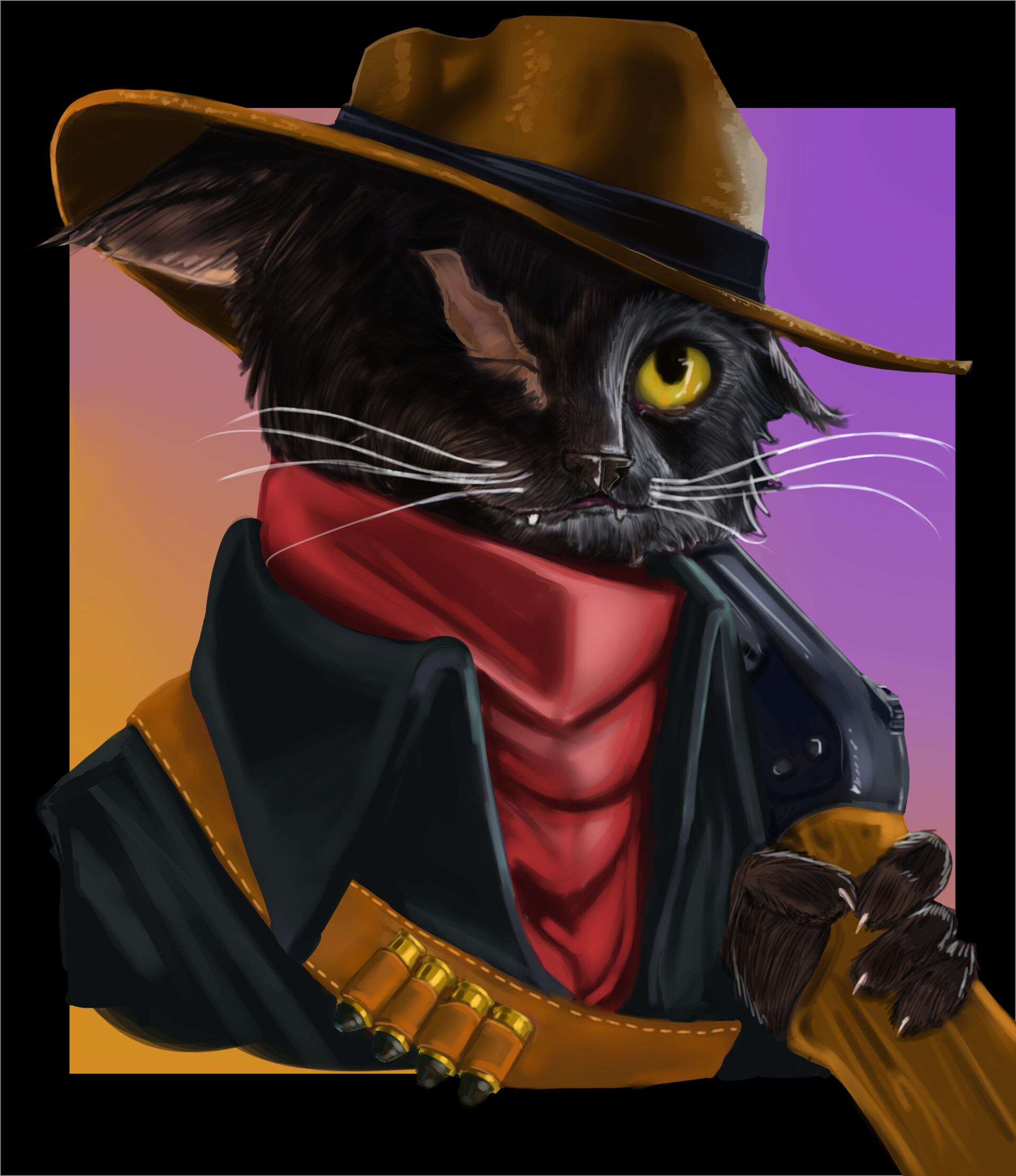 ArtStation - Matching cats profile pictures