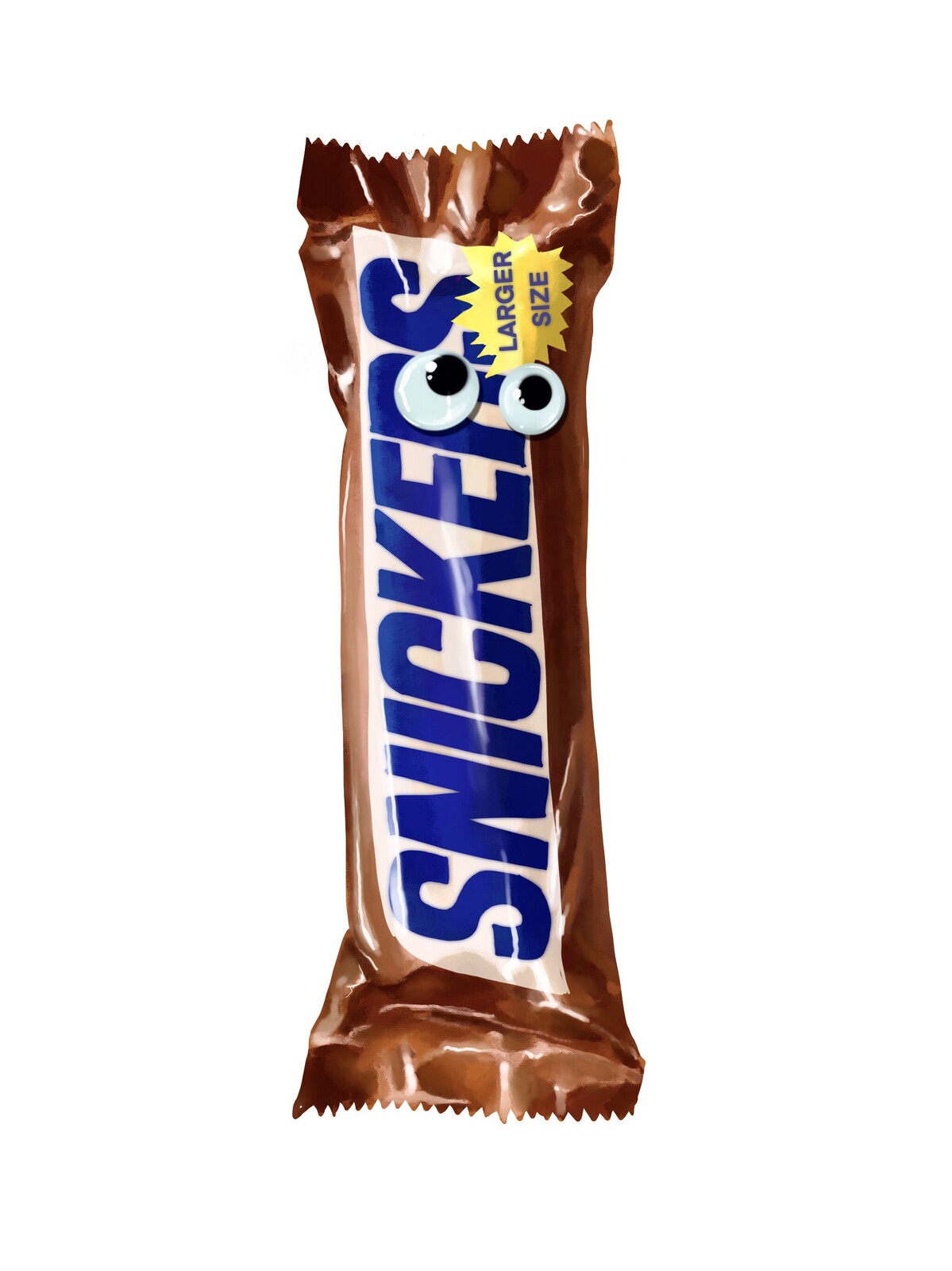 Production art for animated music video for Big D &amp; The Kids Table: Snickers Bar
