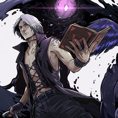 dante (devil may cry and 5 more) drawn by stelarpidgin