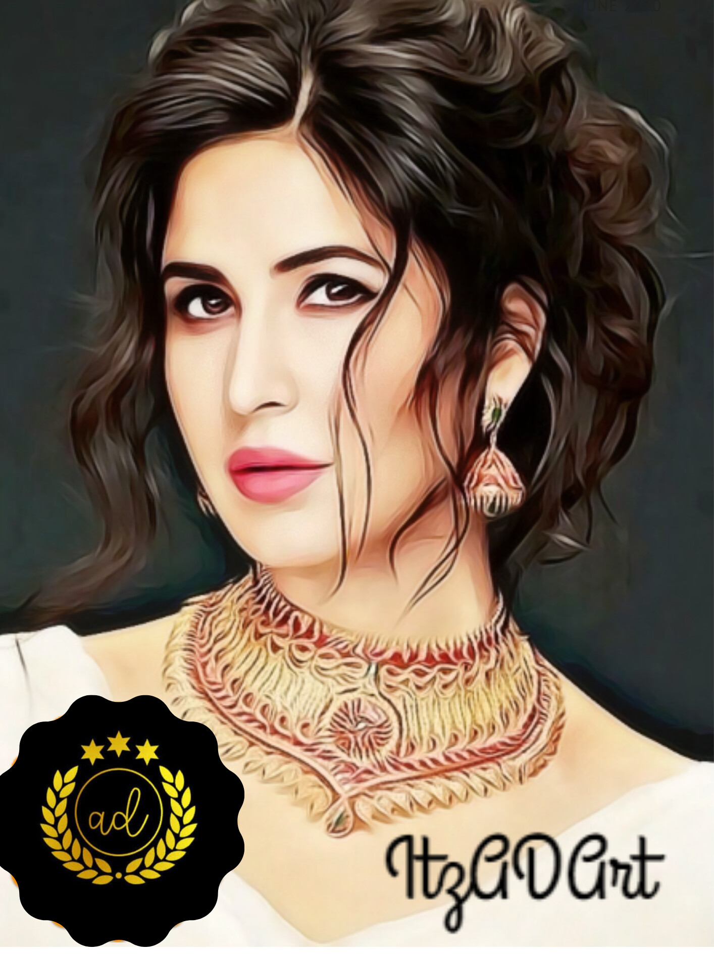 ArtStation Katrina Kaif Painting