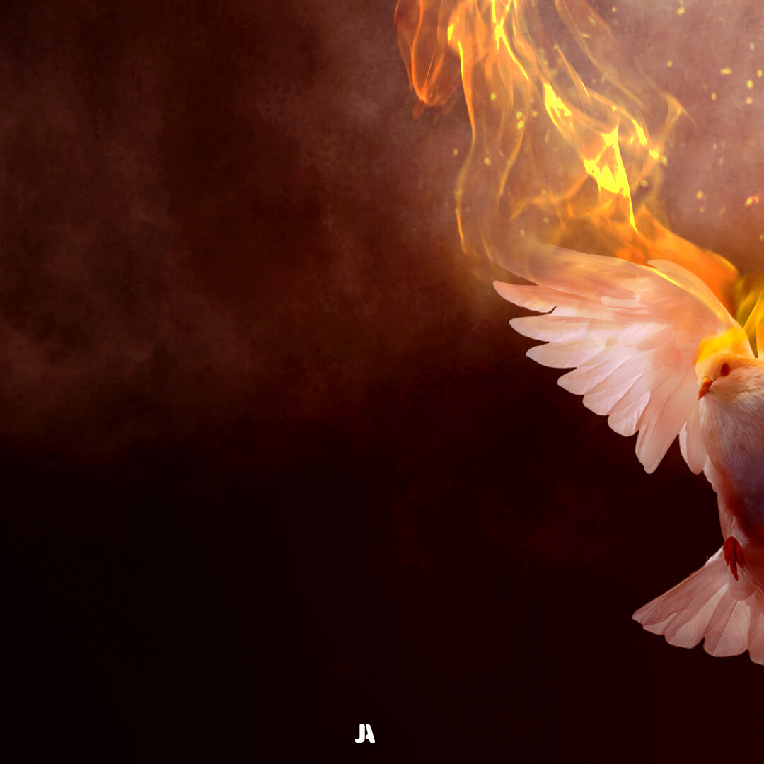 ArtStation - Holy Spirit in Pentecost Day
