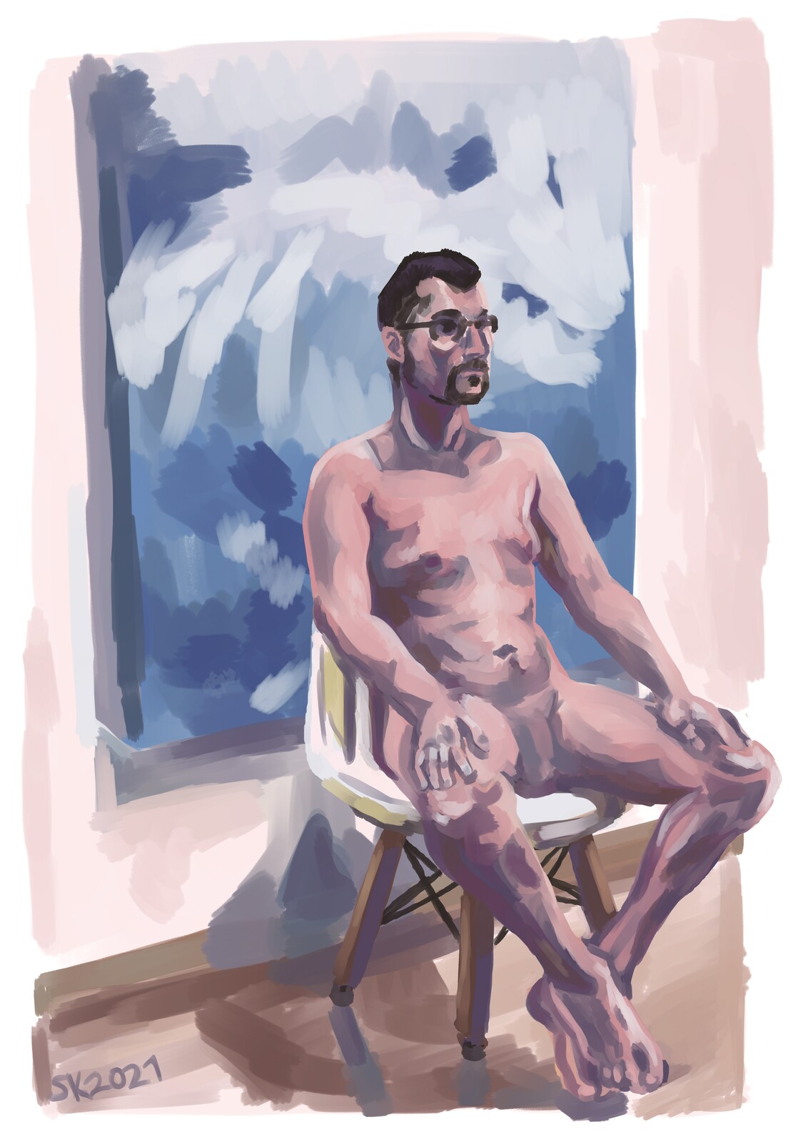 Clip Studio, digital gouache.