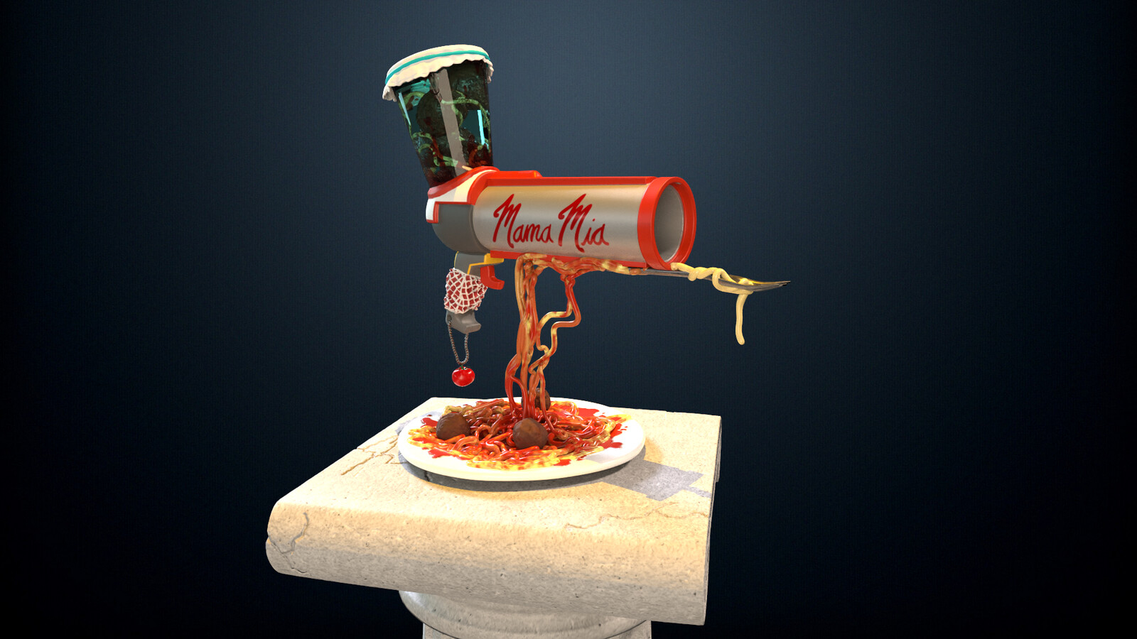 Allison Duryea Spaghetti Gun