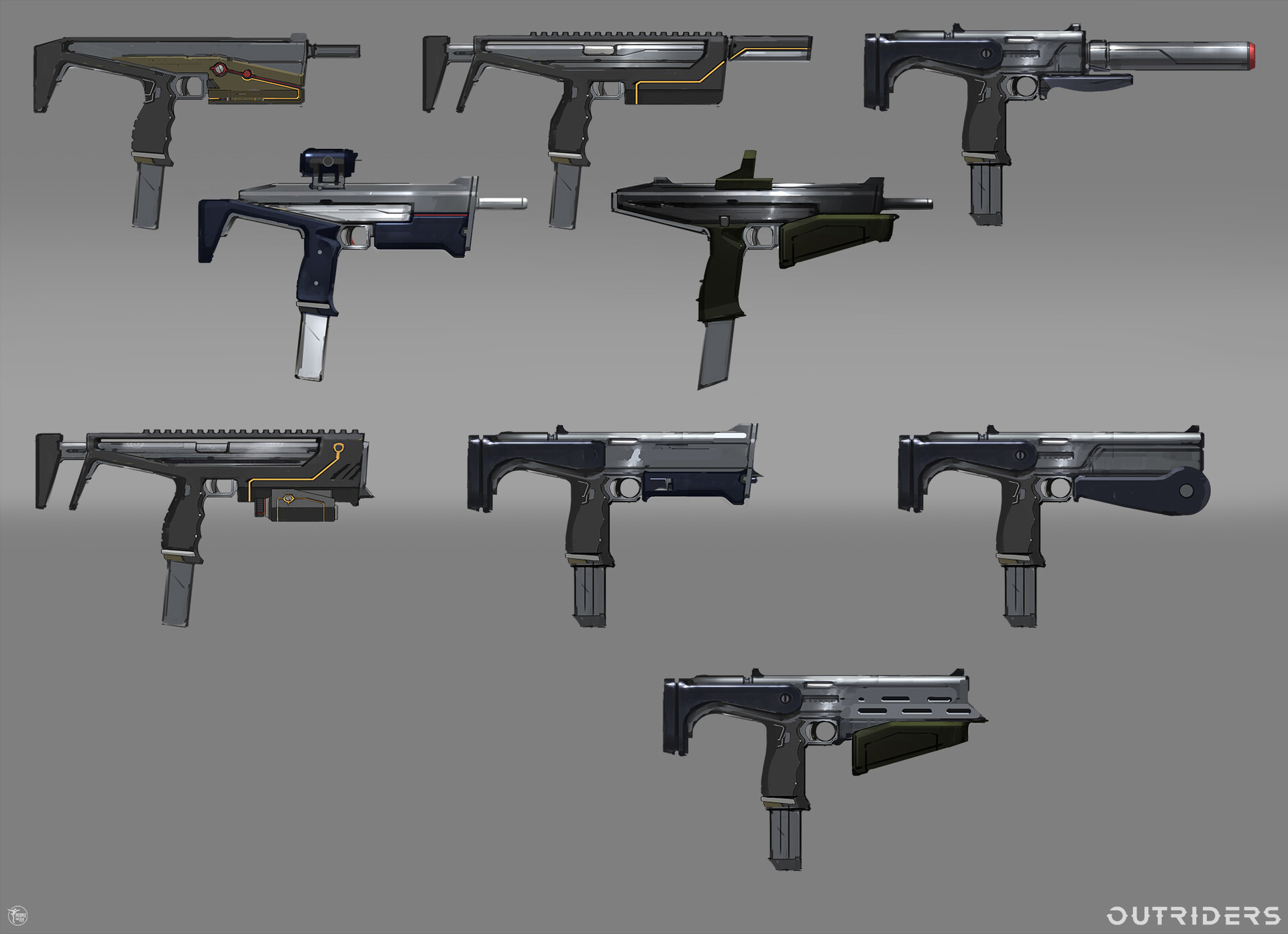 Sidearms. Концепты оружия геншин. The havocs. 2 оружие. 40 sw pistol.