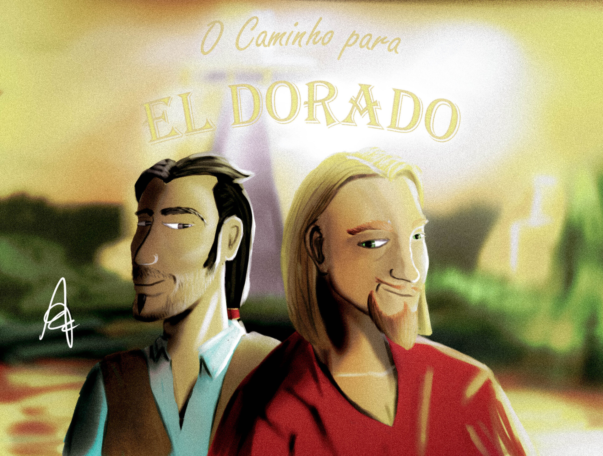 ArtStation Fan art based in Road to El Dorado