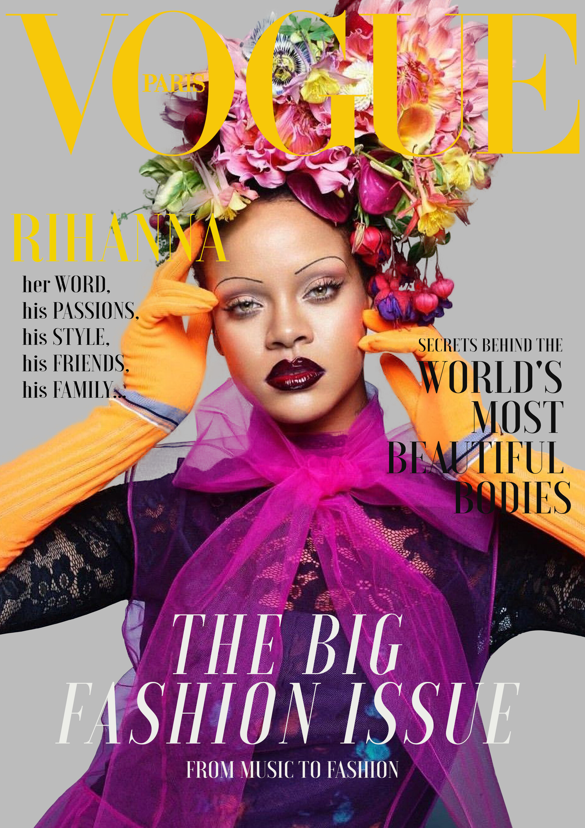 ArtStation - Art Design of Vogue Magazine