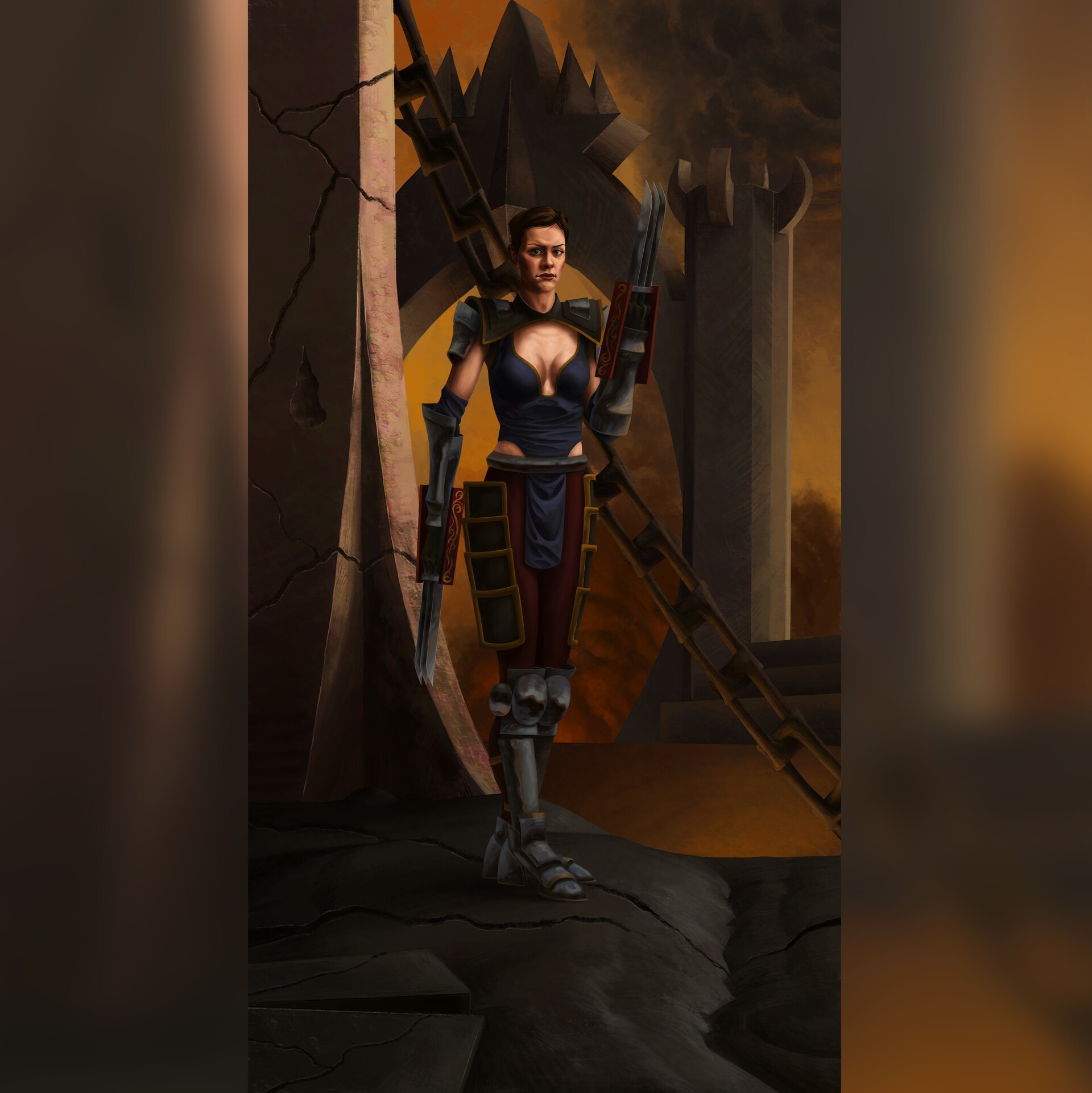 ArtStation Diablo 2 Assassin