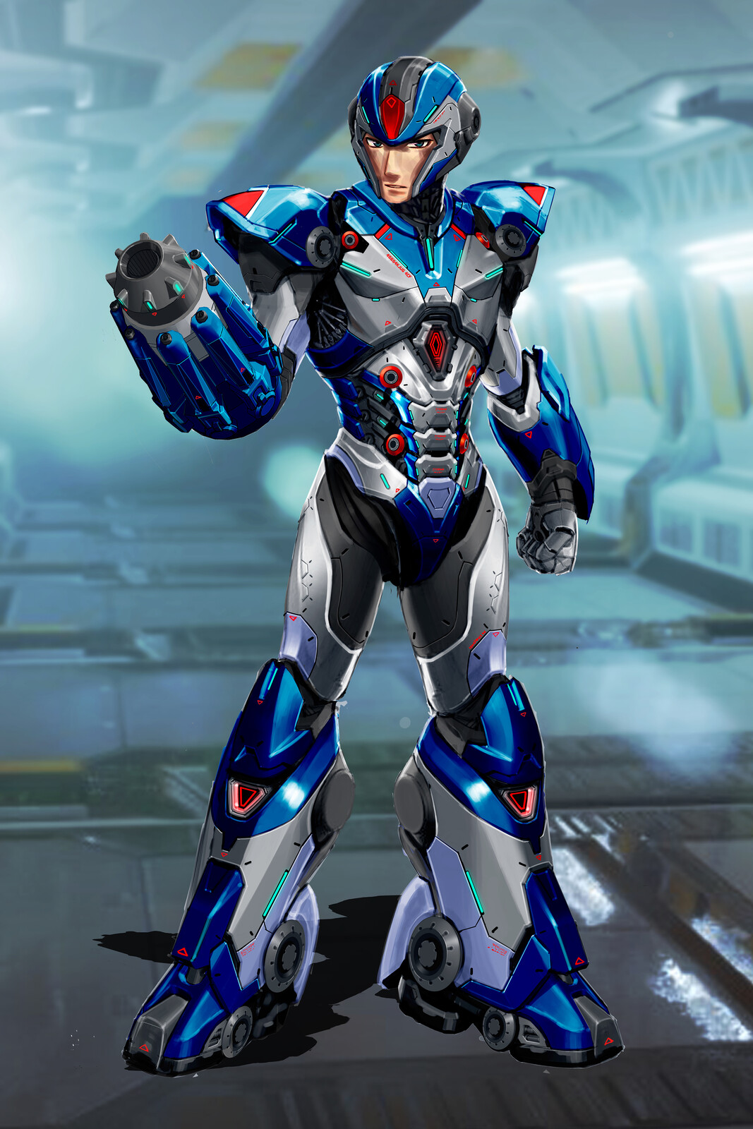 MegaMan X (leveled up) redesign