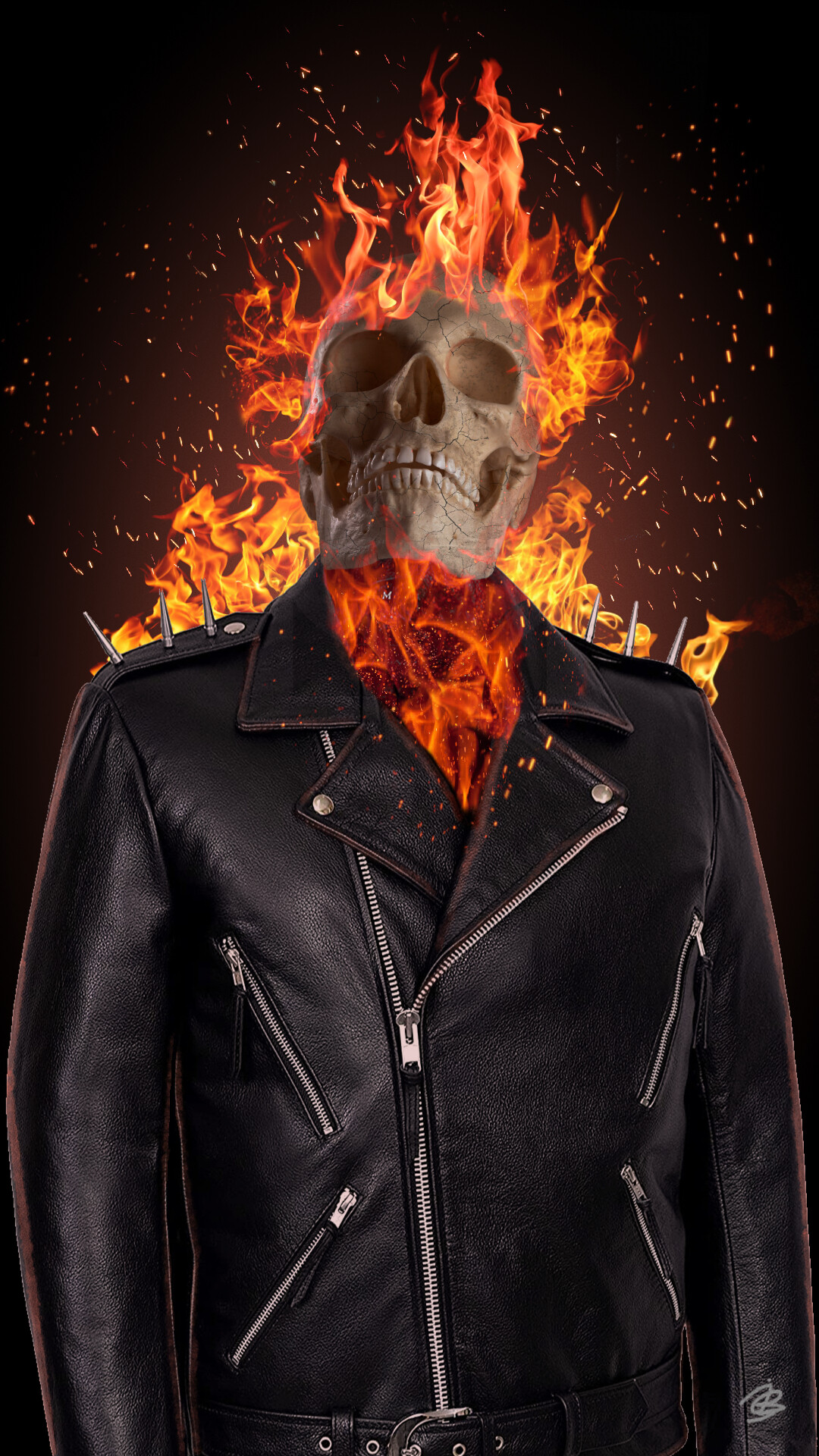 Johnny blaze outlet leather jacket