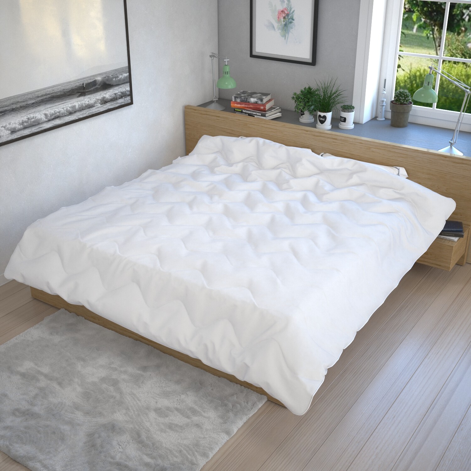 ArtStation - Bed Cover Product Rendering