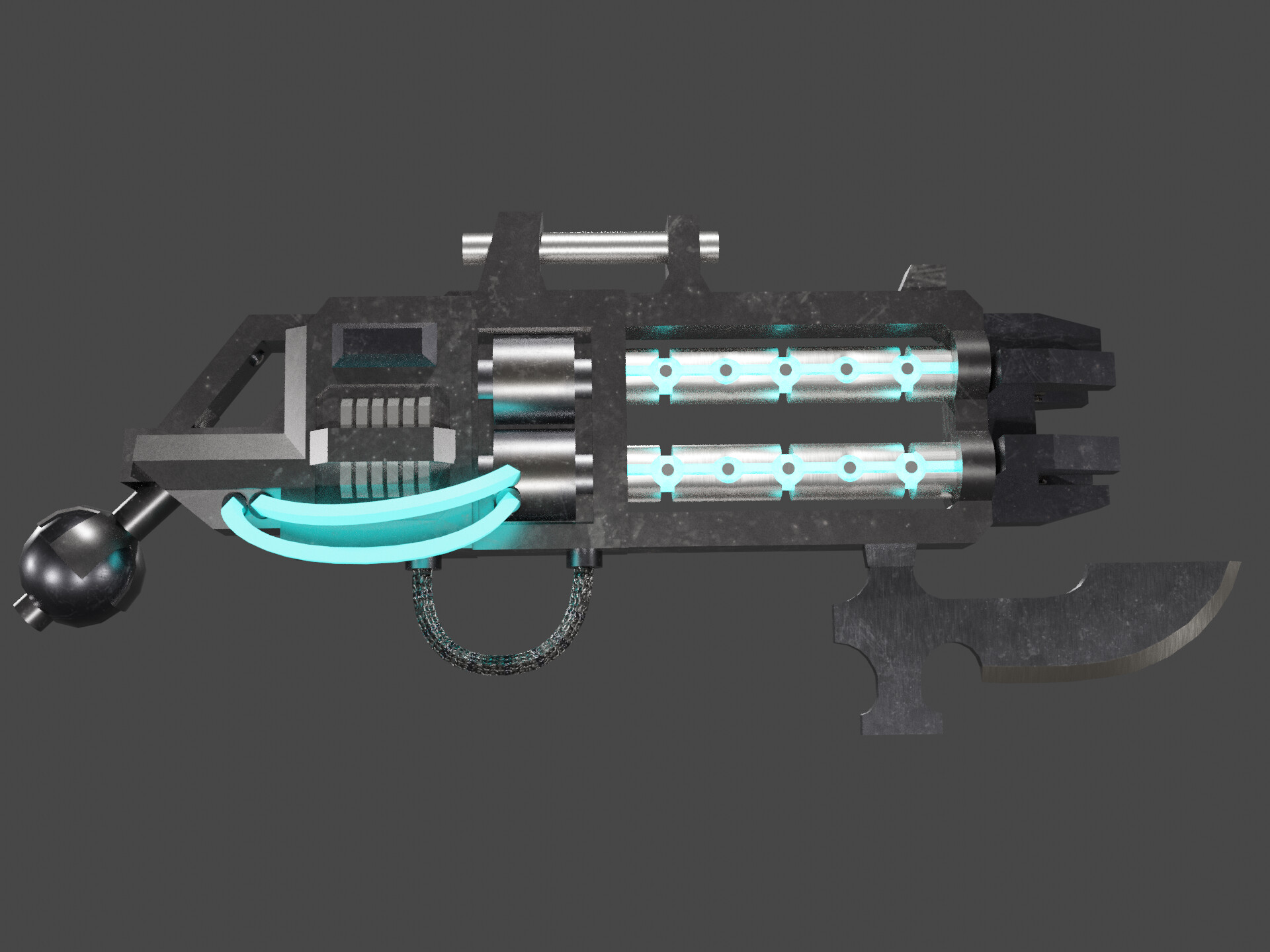 ArtStation Necron Gauss Gun