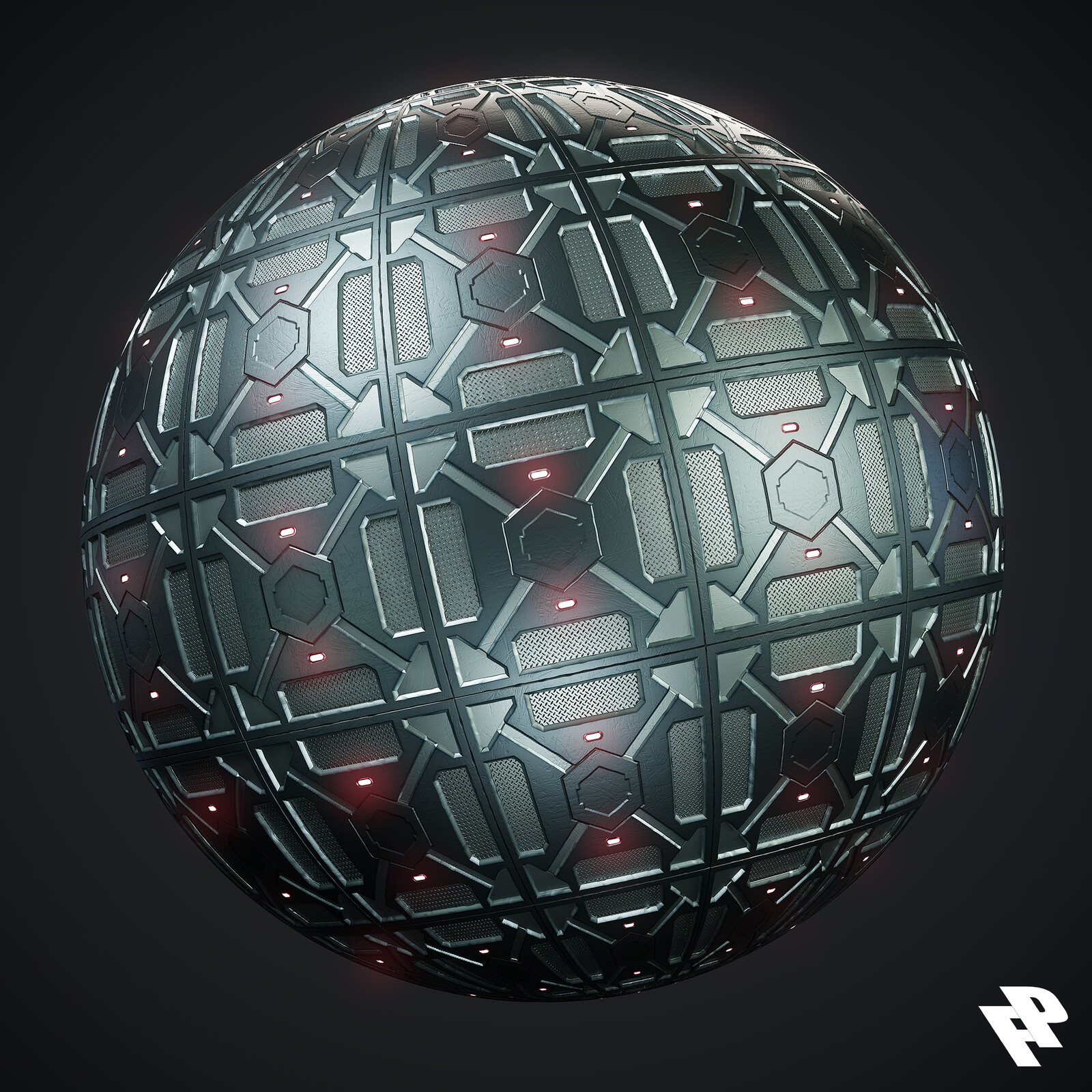 Sci-Fi Panels (Red)