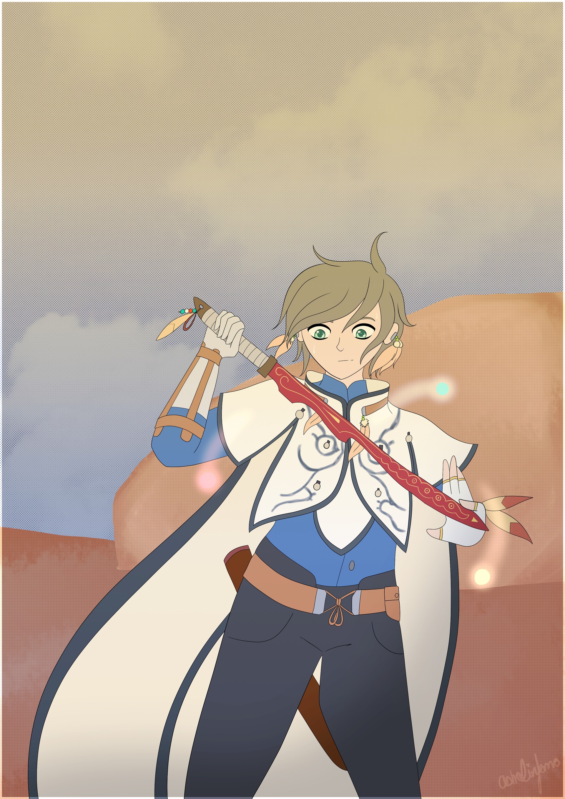 ArtStation Tales of Zestiria Alone at Glaivend Basin