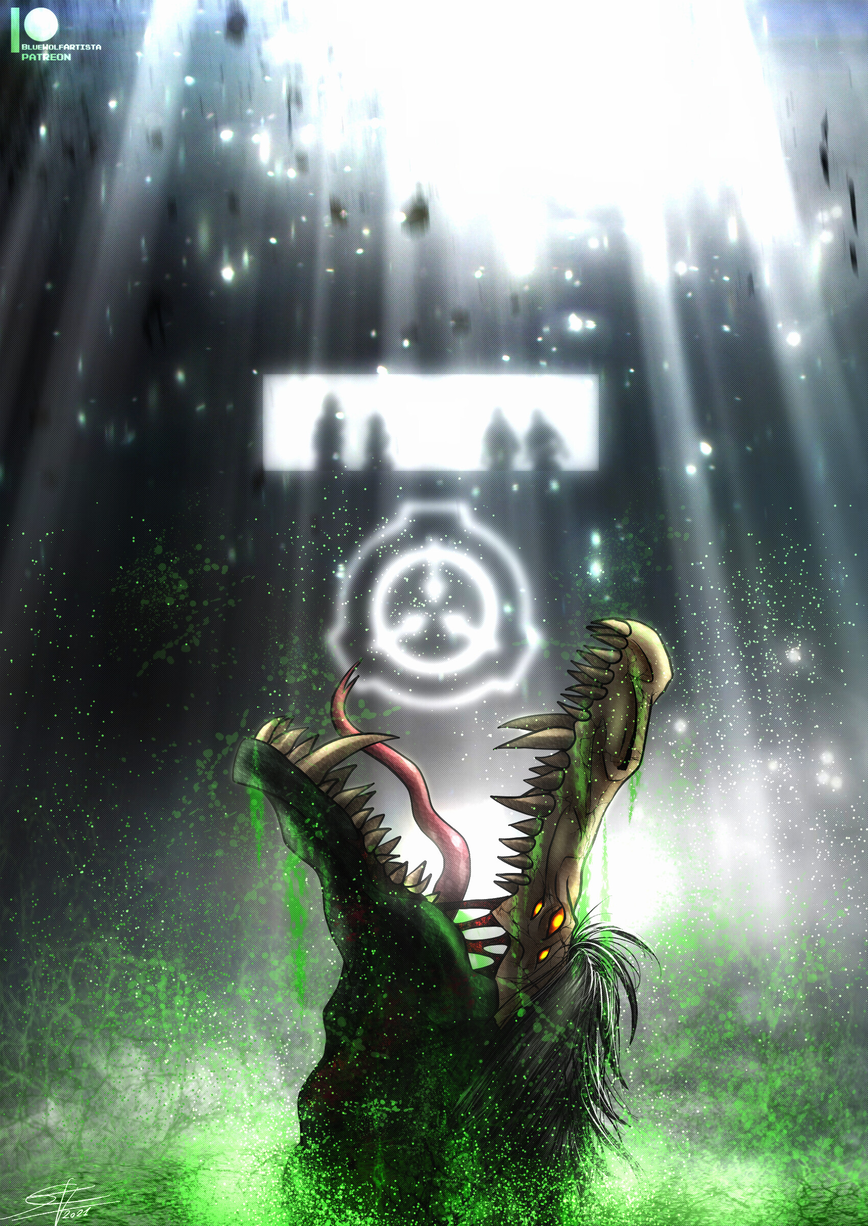 SCP-682 - Hard-to-Destroy Reptile by V0X-P0PULl