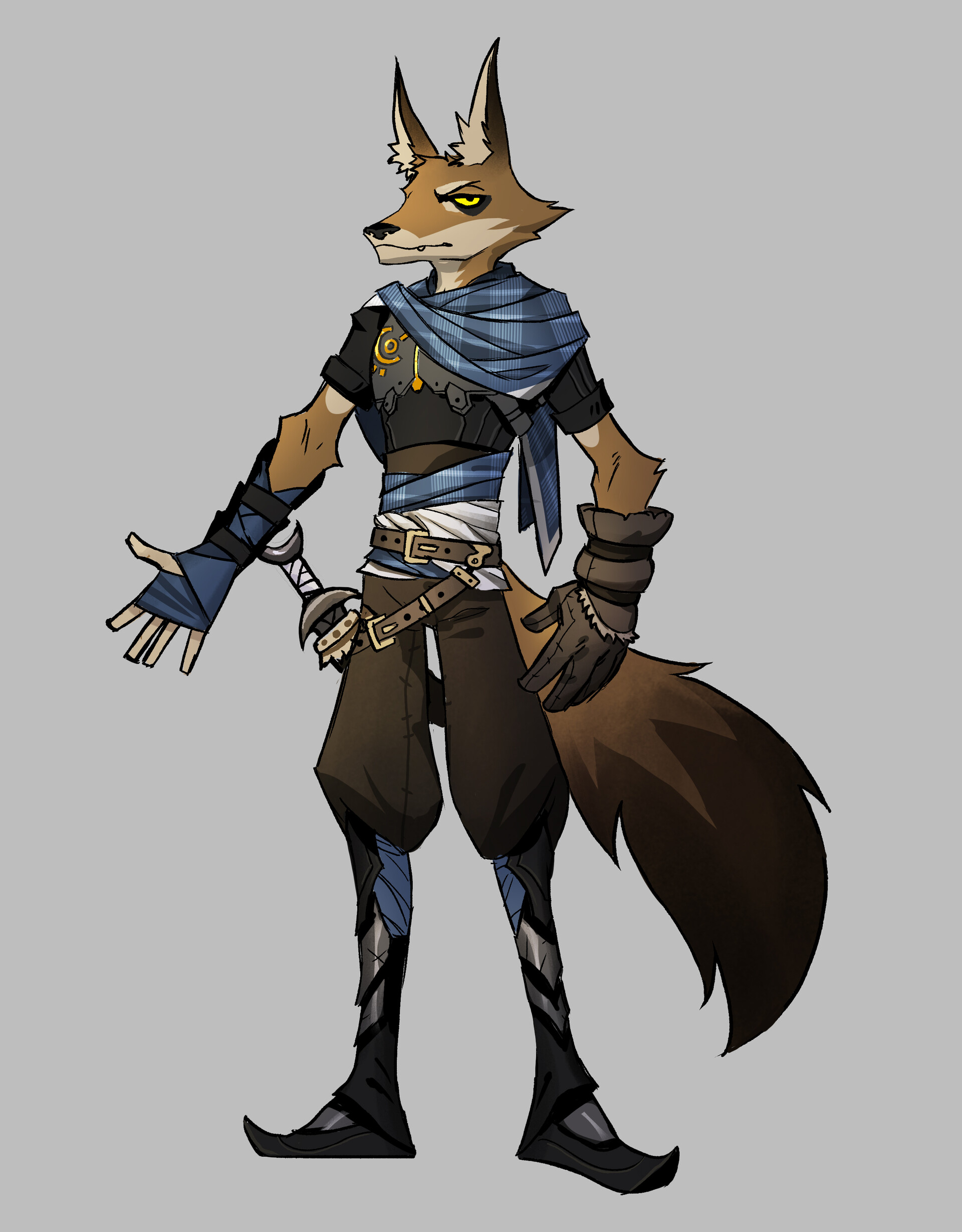 ArtStation Jackal character design