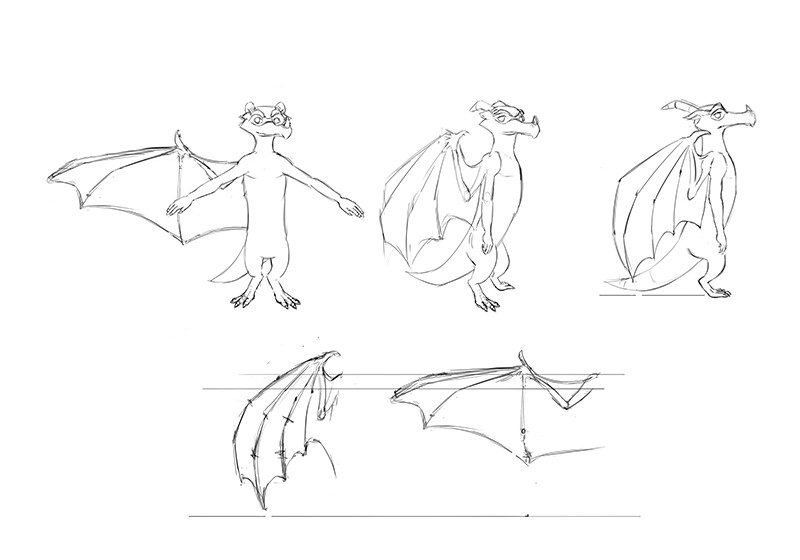 Here is the basic character sheet, with a focus on the wings. 