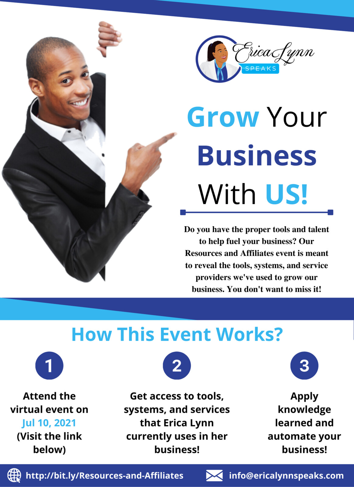 How to Grow Your Business With Erica Lynn Speaks Resources &amp; Affiliates