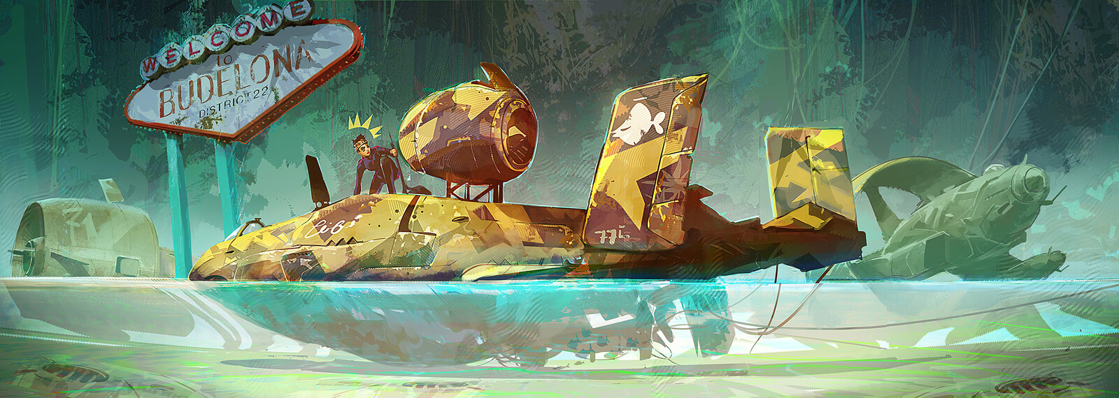Budelonian water shuttle