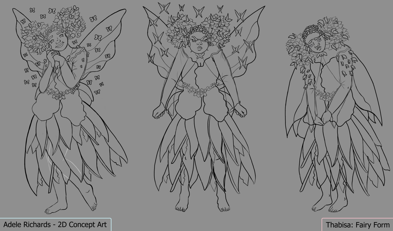 Fairy Version Lineart.
