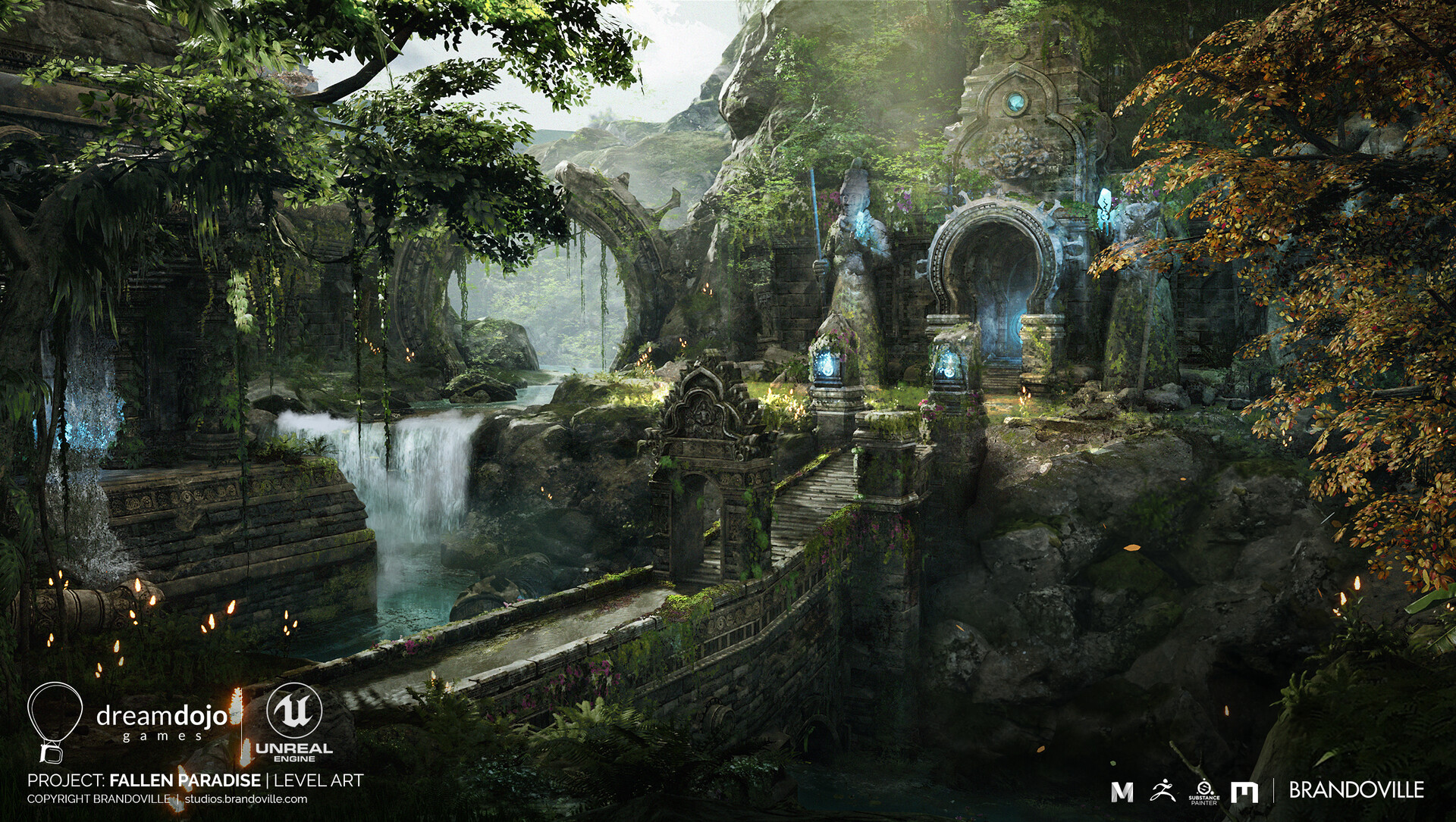Brandoville Studios - Project: Fallen Paradise | Level Art 1
