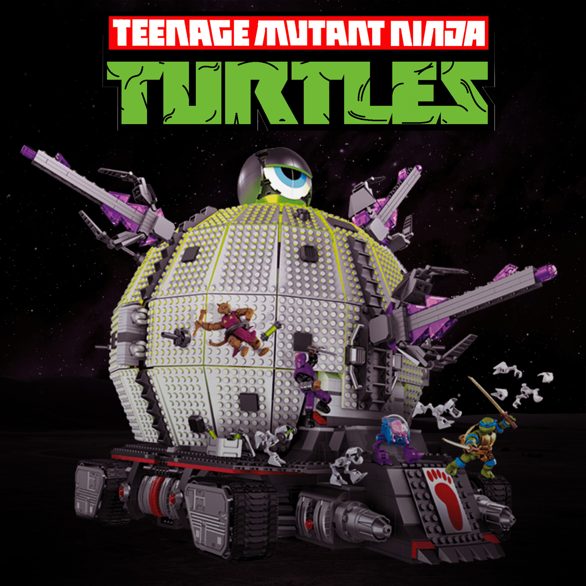 ArtStation Mega Bloks TMNT Technodrome