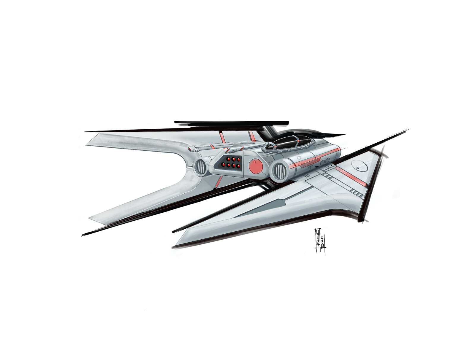 Space (Light Range) Fighter. Sub Light Speed