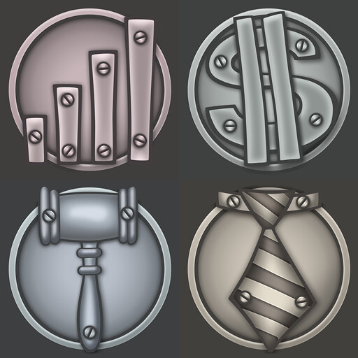 HD Cog Emblems