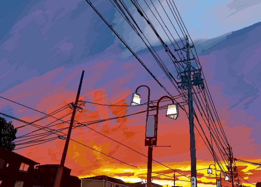 Artstation 風景のドット絵