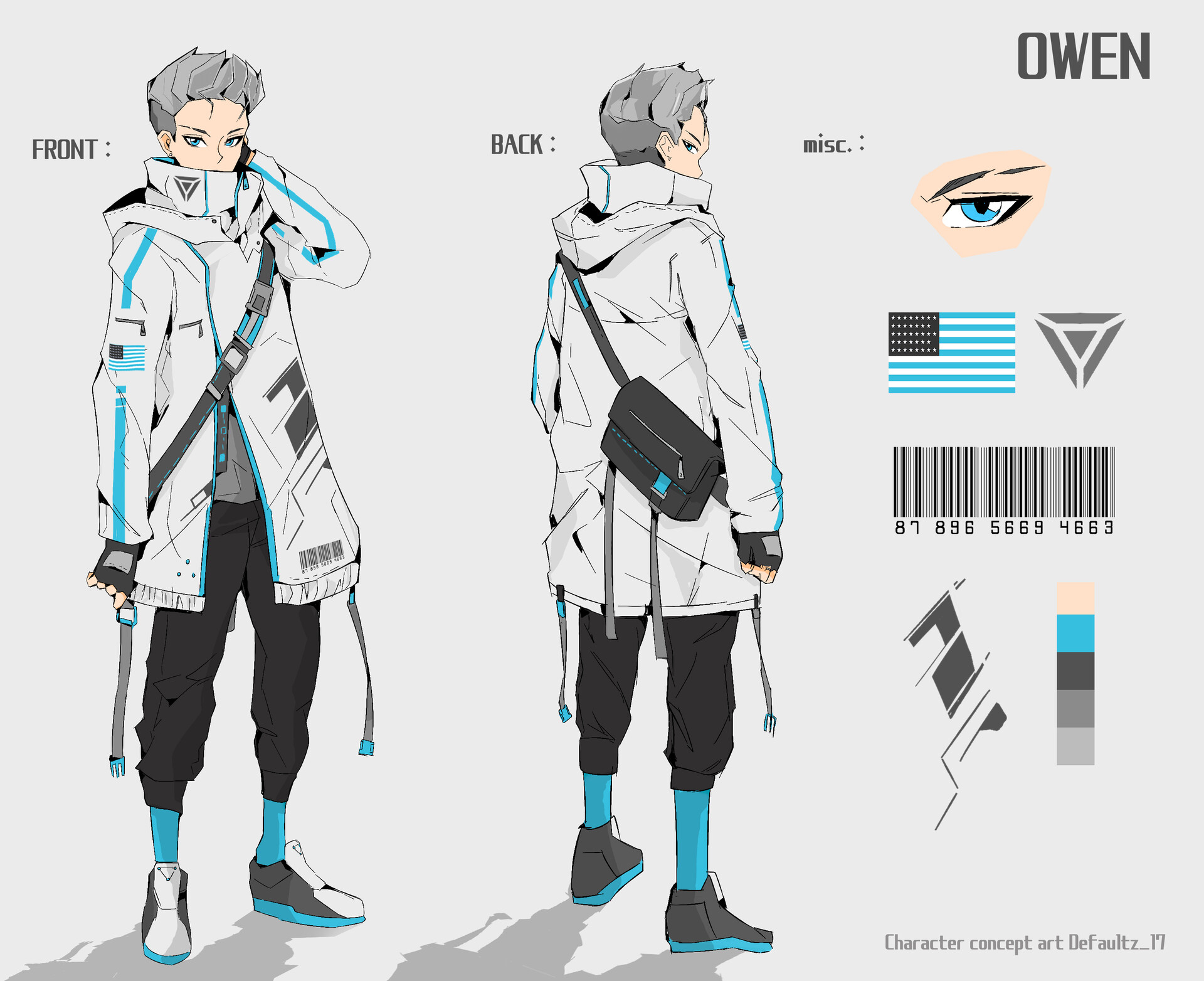 Artstation Owen Character Design 1