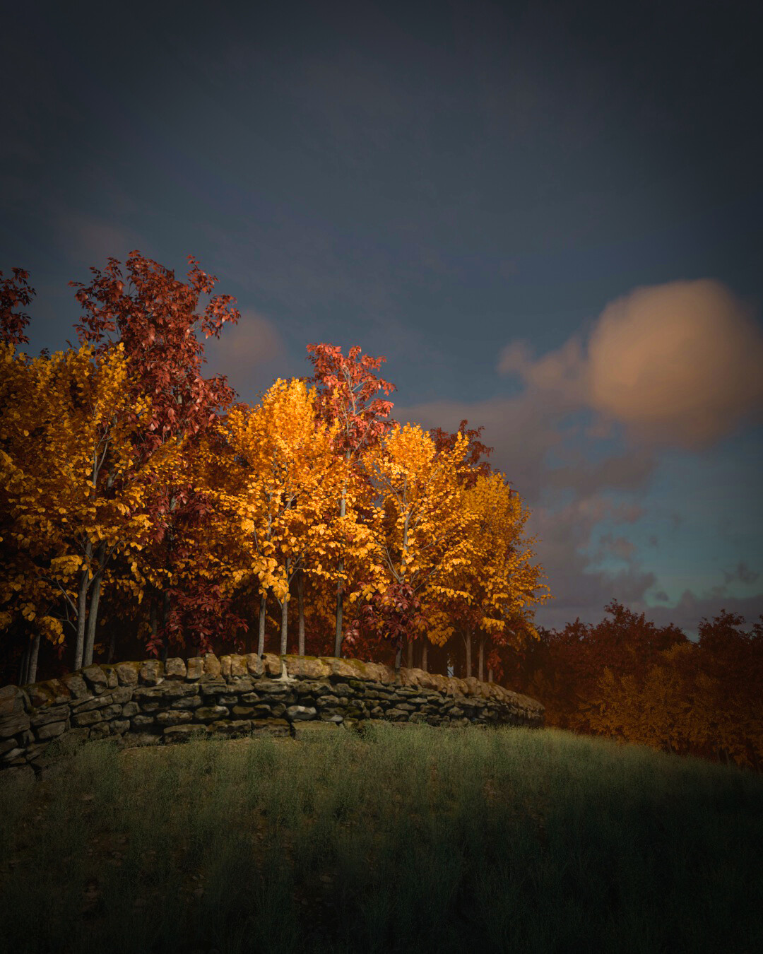 Environment concept. Trying Z depth pass for first time.