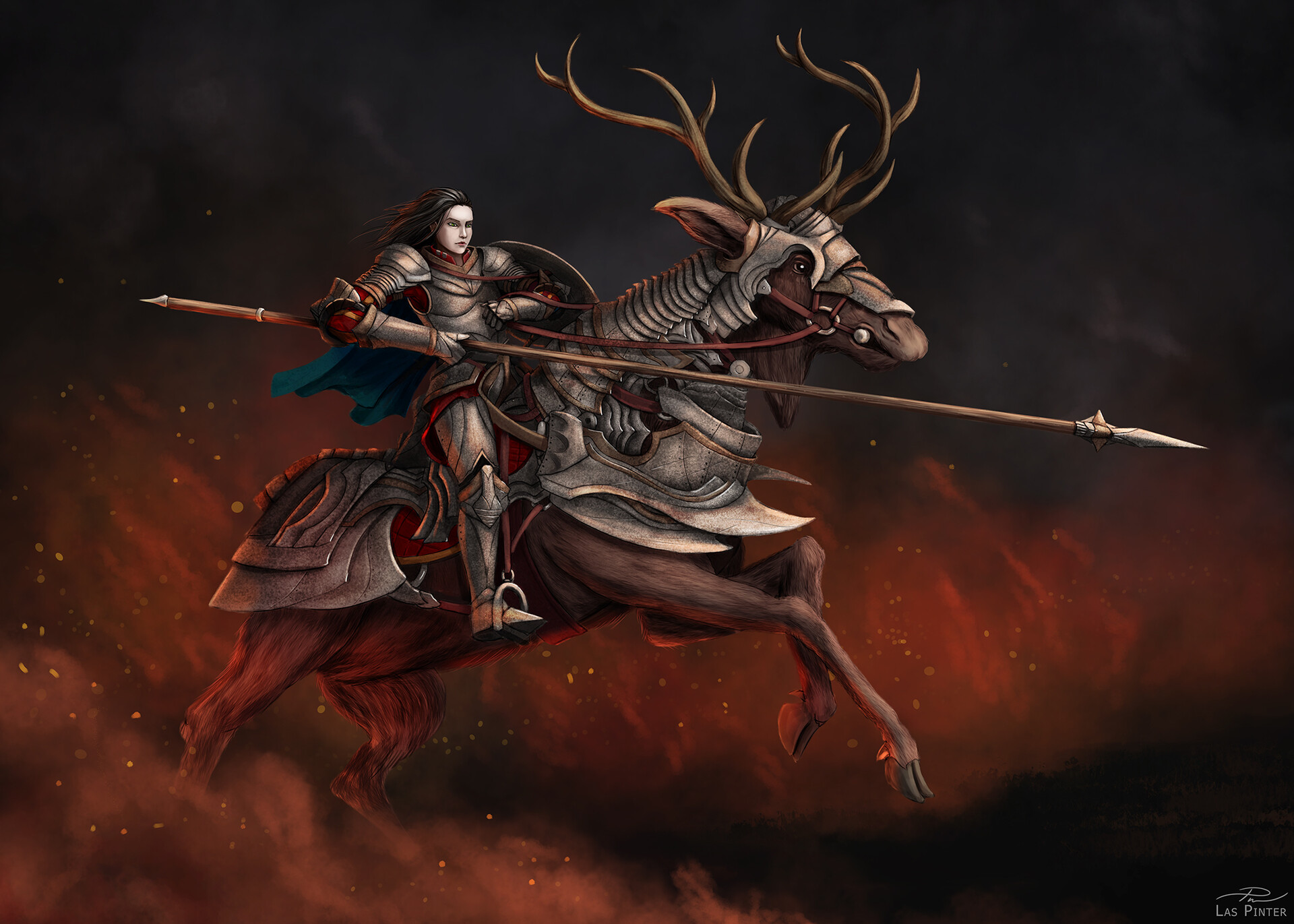 ArtStation - Mounted Knight - Commission