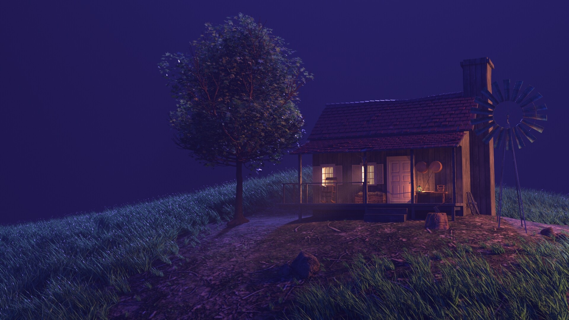 Exterior night light discount