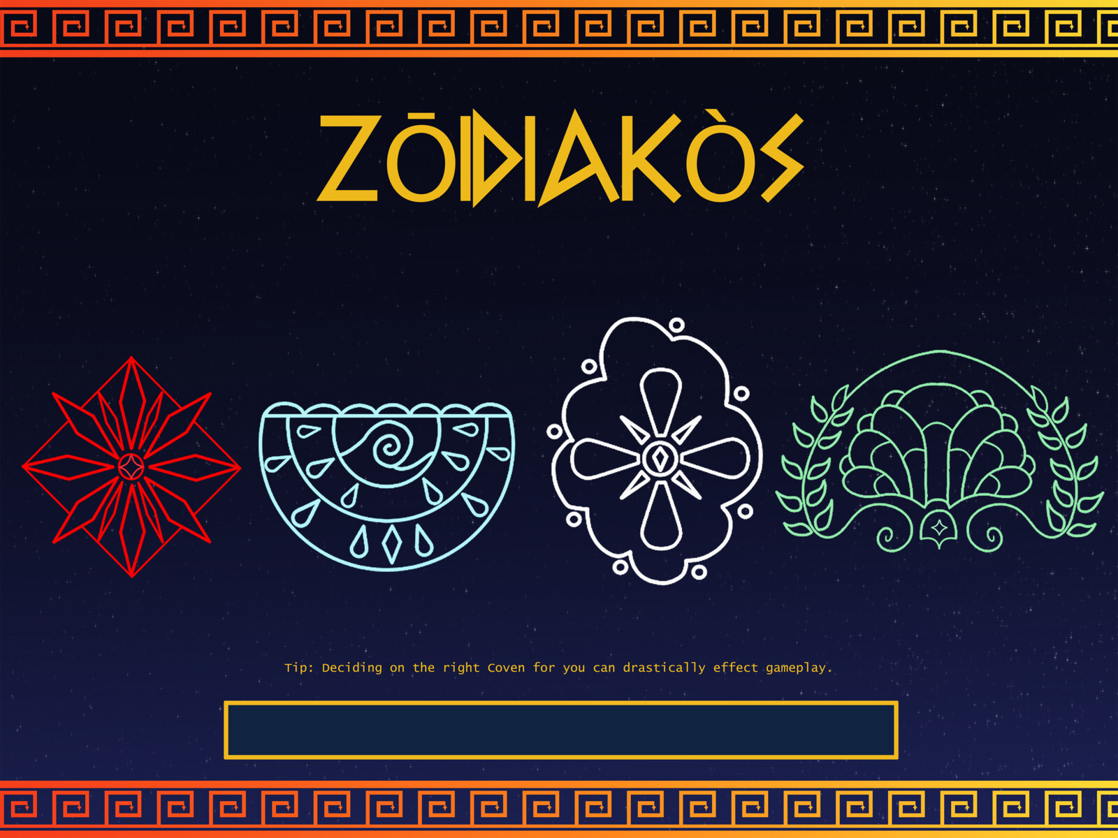 The updated and improved version of the loading screen. 