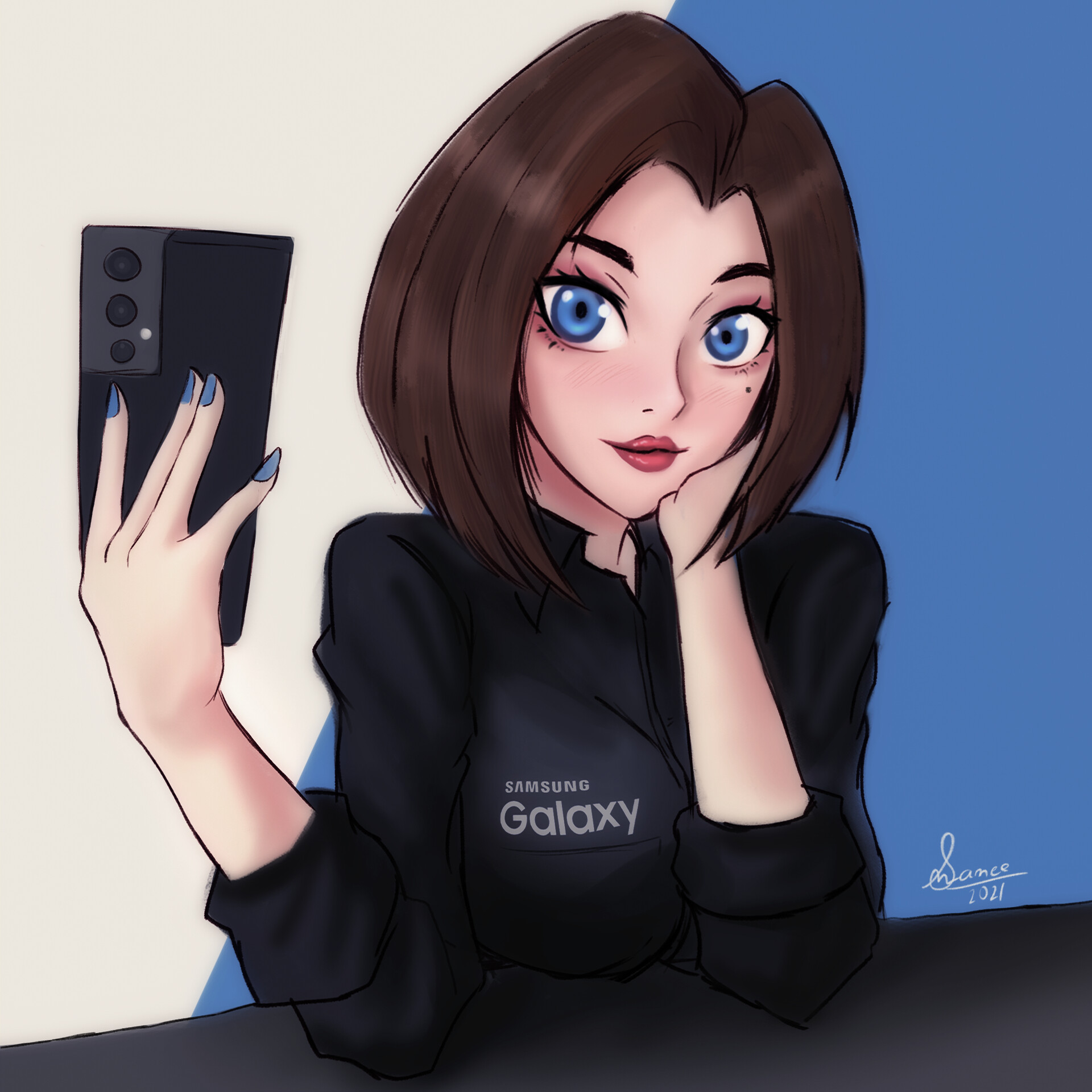 Artstation Samsung Samantha Fanart Miraj Samee