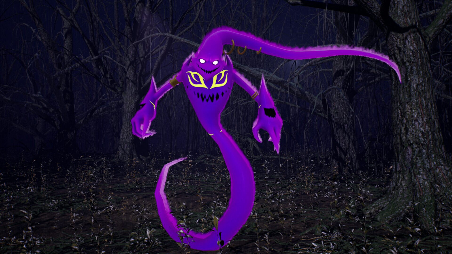 ArtStation Purple Ghost Character