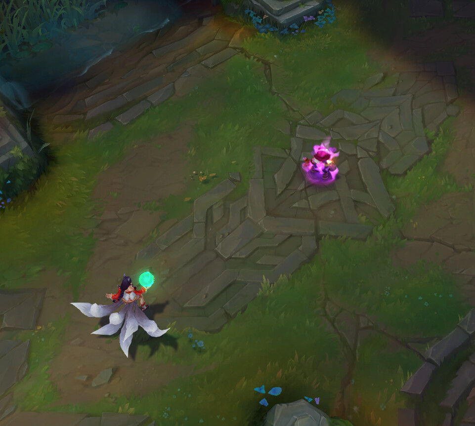 E Hit and Debuff, and heal passive ready