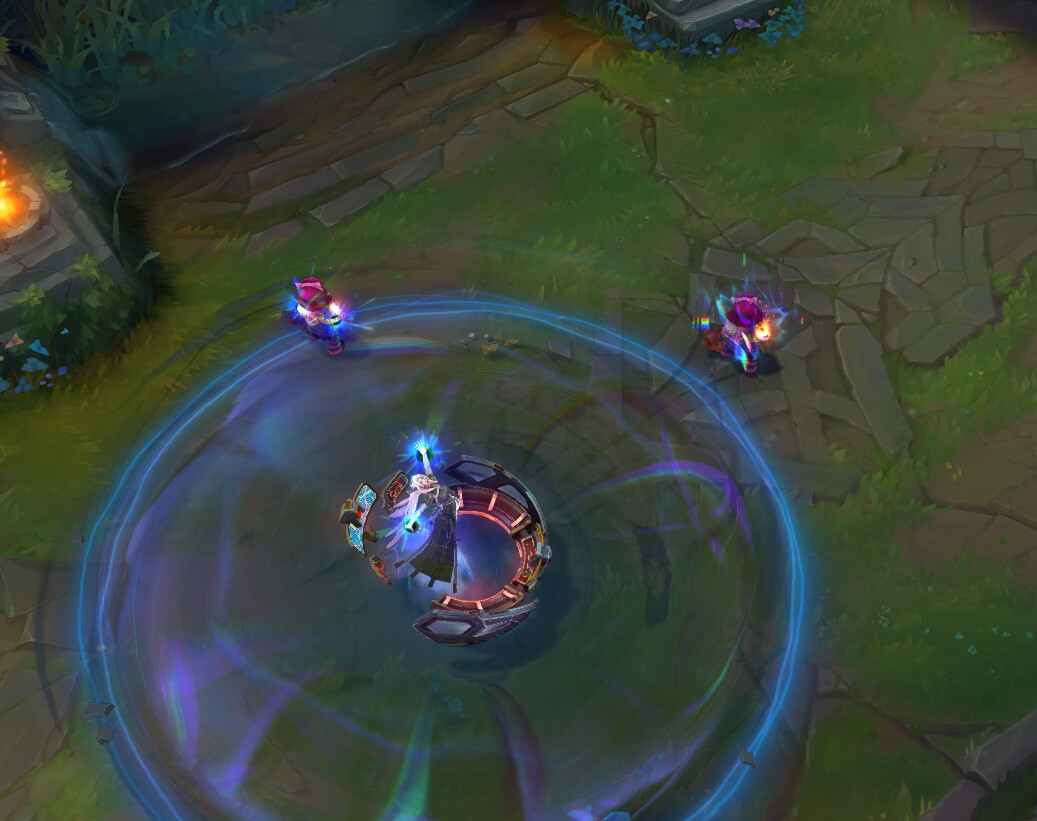 Q Aura, Buff and Hit