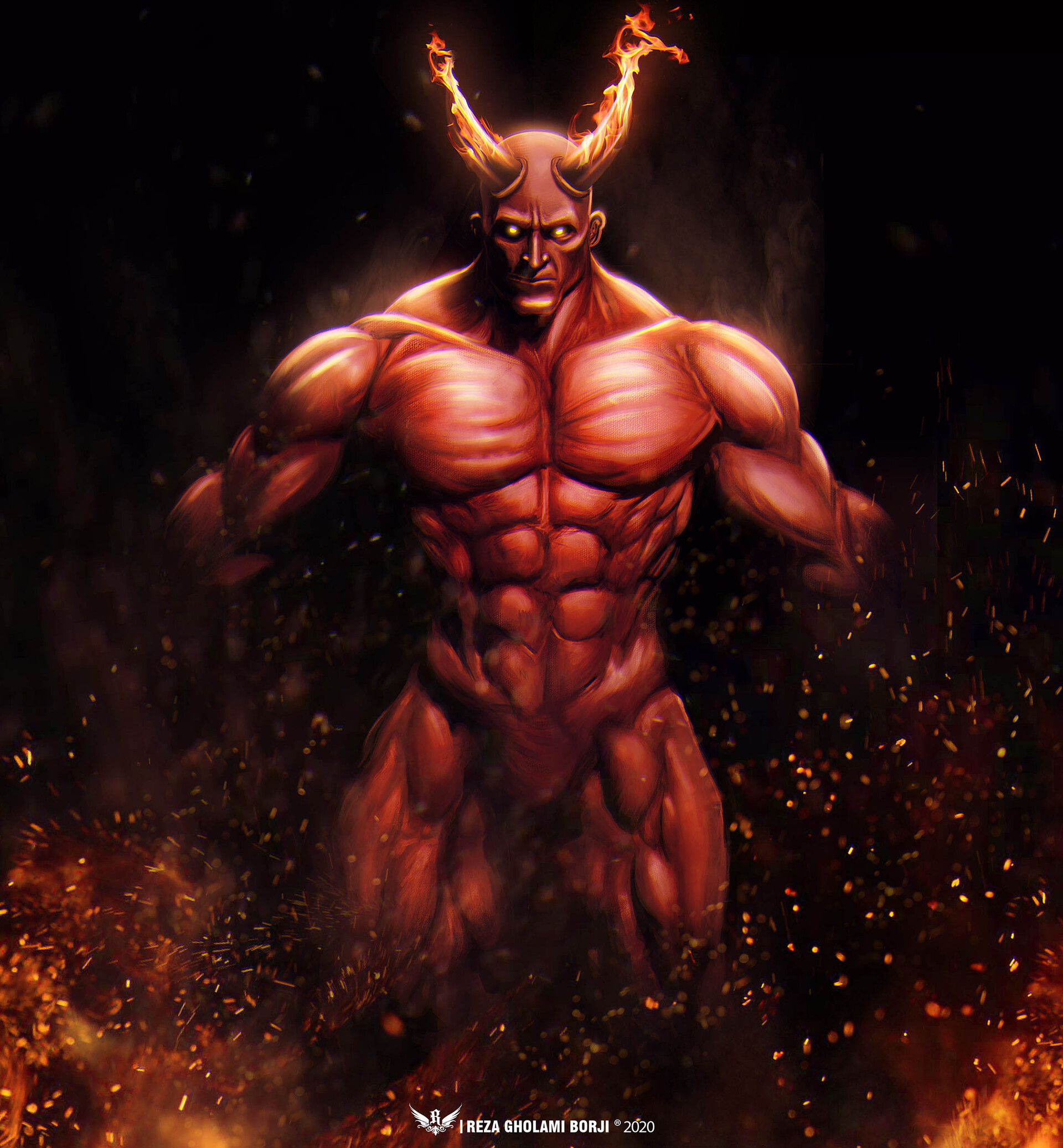 ArtStation Hell Man artstation-hell-man