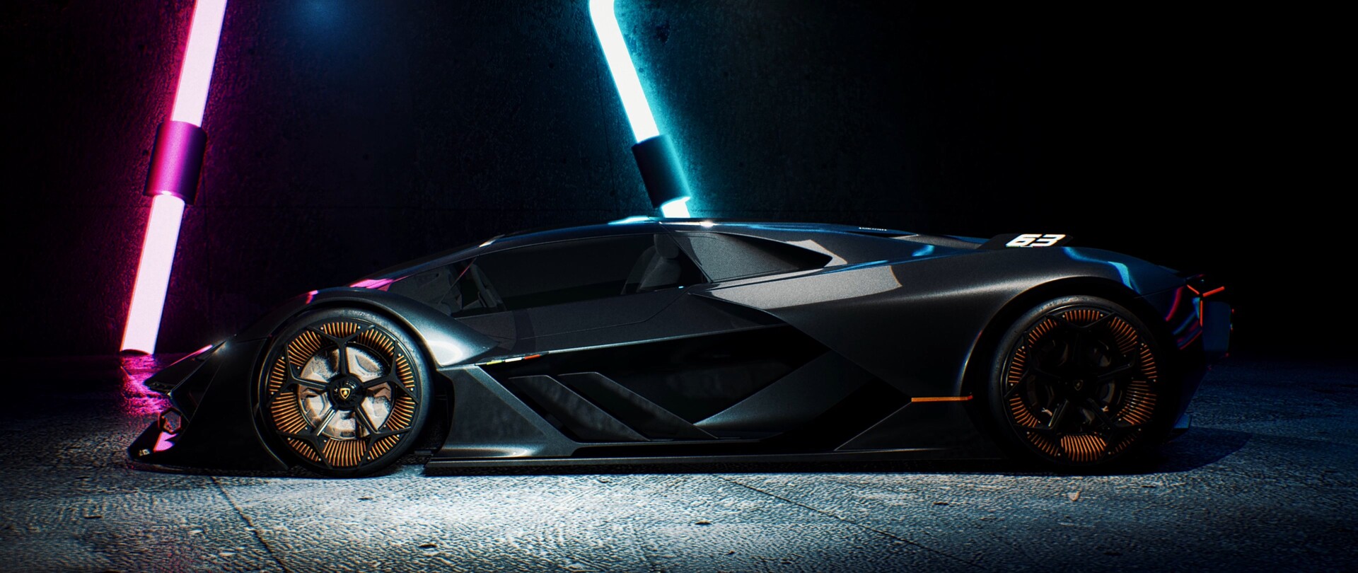 ArtStation - UE4 Ray Tracing, Lamborghini Terzo Millennio