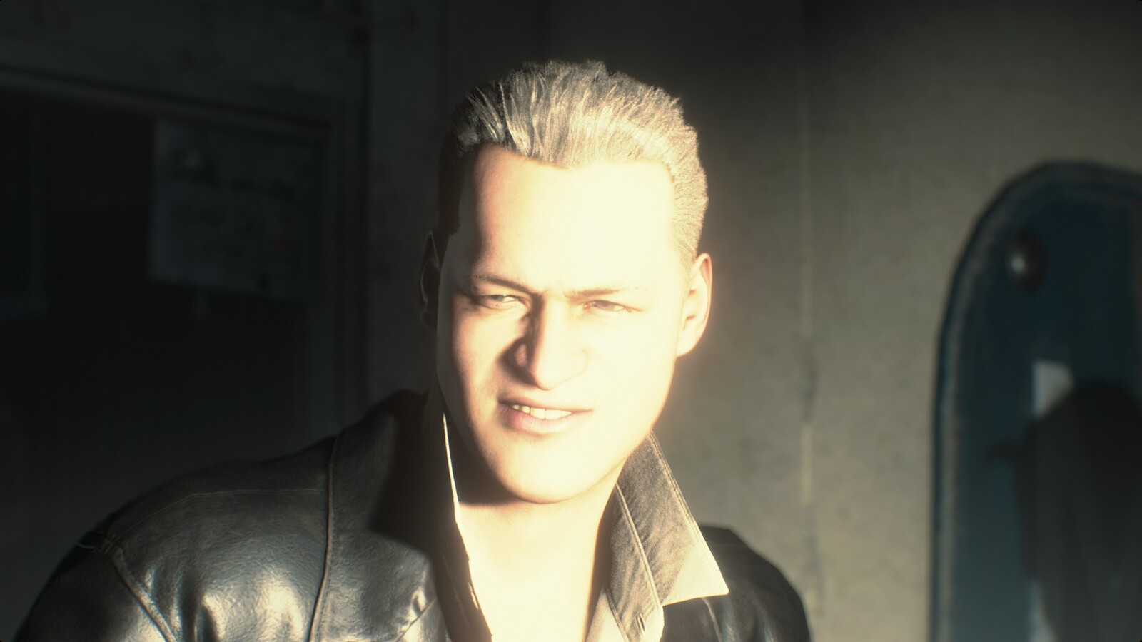 Screenshot in RE 2 with modification
