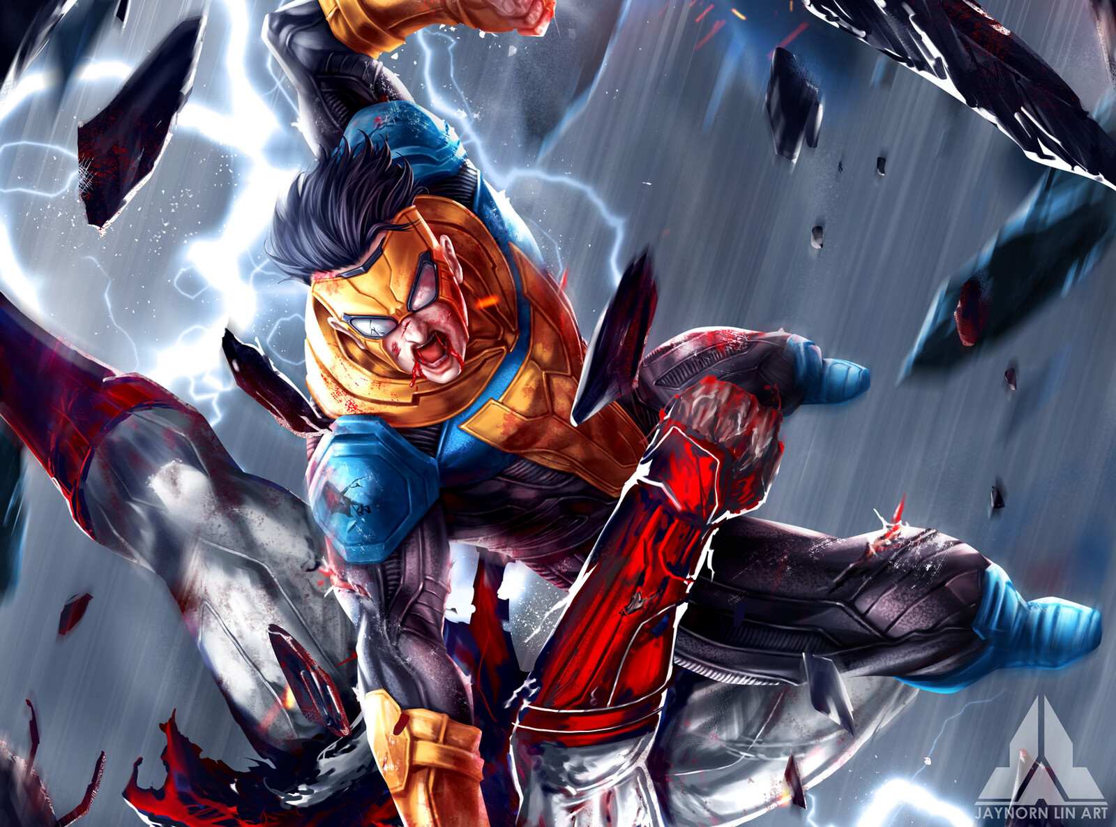 Invincible draw by Jaynorn Lin