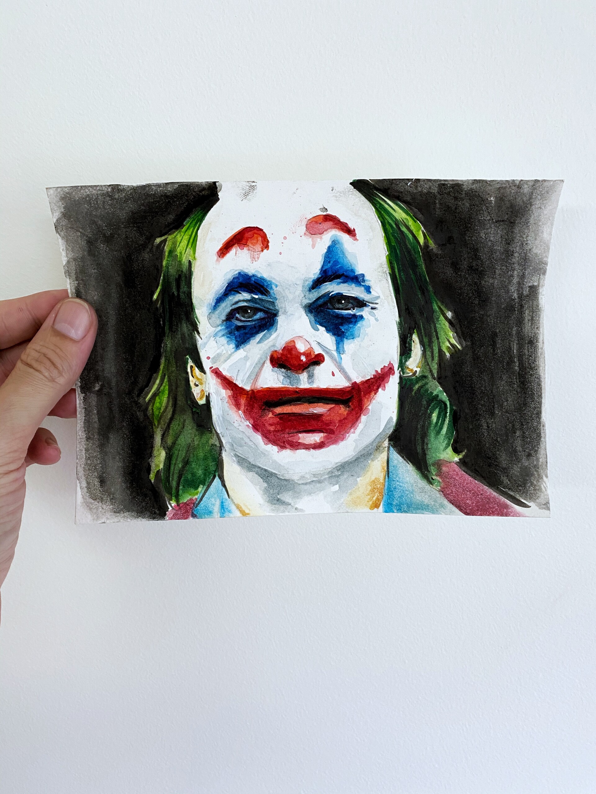 ArtStation - Joker Watercolor (Joaquin Phoenix)