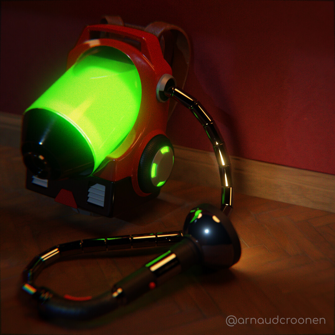 ArtStation Luigi's Mansion Poltergust G00