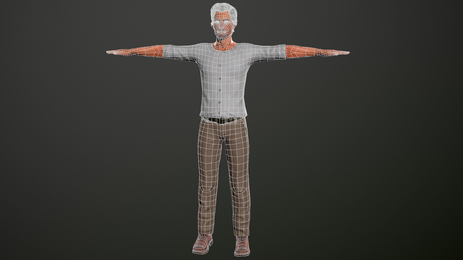 ArtStation - PUBG inspired 3D real time low poly male model