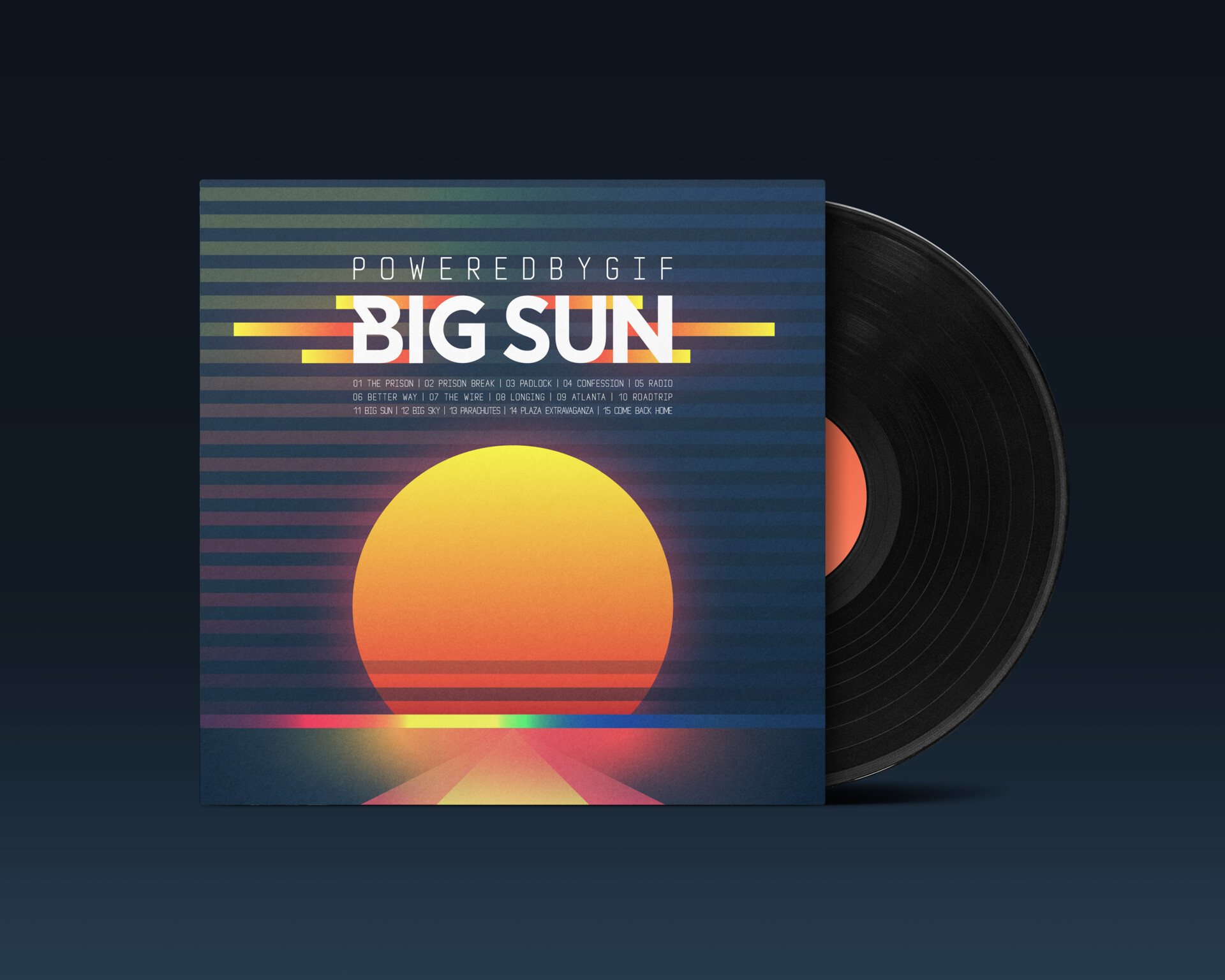 ArtStation - BIG SUN - music album cover art