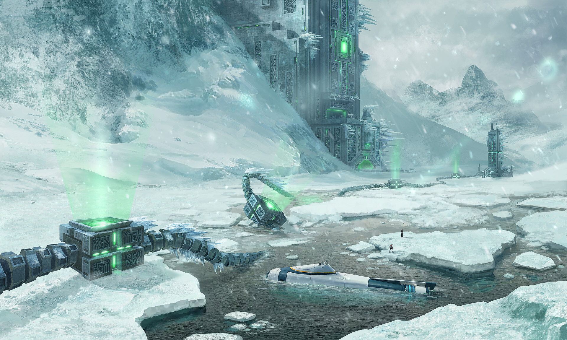 Below zero по сети. Subnautica: below Zero. Концепт арт Subnautica below Zero. Субнаутика Белоу Зеро. Subnautica below Zero арты.