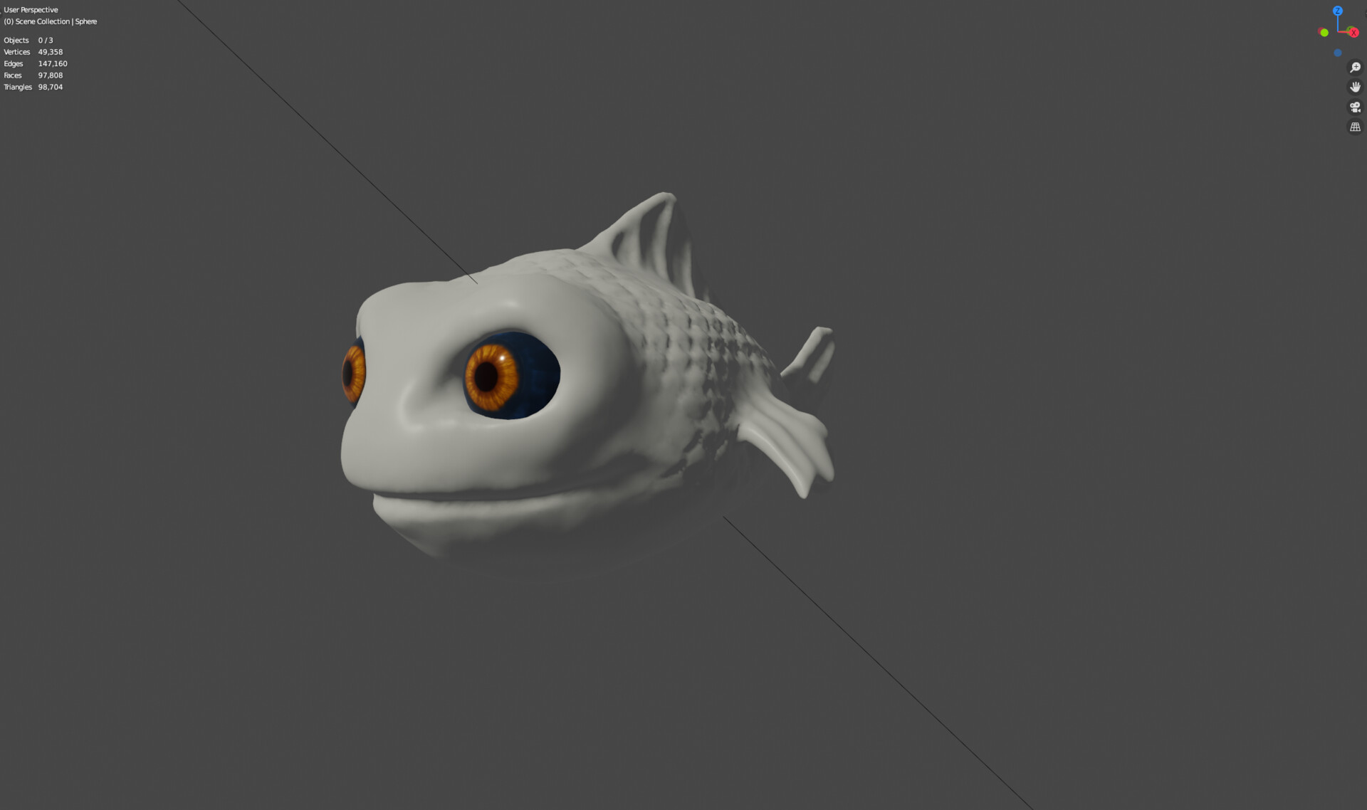ArtStation Fish In Blender